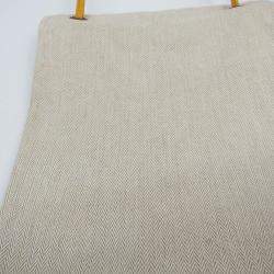 مملوكة مسبقًا Hermes Beige Fabric, Cotton Mini Sac Shoulder Bag