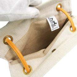 مملوكة مسبقًا Hermes Beige Fabric, Cotton Mini Sac Shoulder Bag