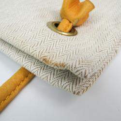 مملوكة مسبقًا Hermes Beige Fabric, Cotton Mini Sac Shoulder Bag