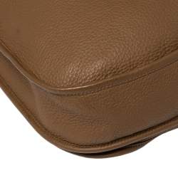 Pre Owned Hermes Alezan Taurillon Clemence Leather Evelyne III TGM Bag