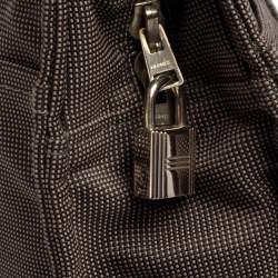 Pre Owned Hermes Grey Canvas Herline GM Tote Bag