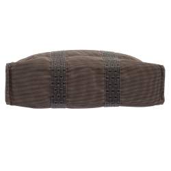 Pre Owned Hermes Grey Canvas Herline GM Tote Bag