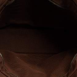 Pre Owned Hermes Brown Canvas Herline GM Tote Bag