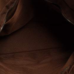 Pre Owned Hermes Brown Canvas Herline GM Tote Bag