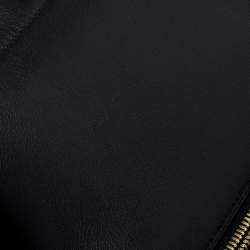 Pre Owned Hermès Black Swift Leather Gold Finished Bolide Secret Bag