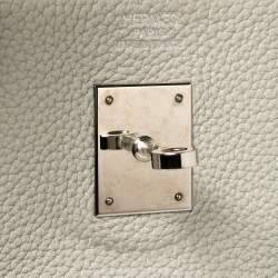 Hermès Gris Perle Togo Leather Palladium Finished Birkin 40 Bag