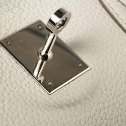 Hermès Gris Perle Togo Leather Palladium Finished Birkin 40 Bag