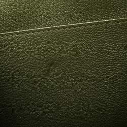 Hermes Vert Pelouse Togo Leather Palladium Finished Birkin 35 Bag