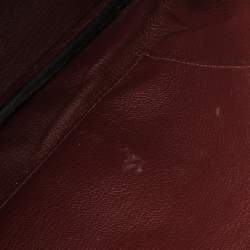 Pre Owned Hermes Rubis Togo Leather Palladium Finished Birkin 35 Bag