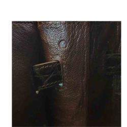 Hermes Brown Porosus Crocodile Leather Gold Hardware Kelly 35 Bag