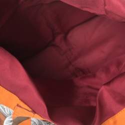 Pre Owned Hermes Baroque Equestrian Print Silky Pop Tote