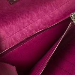 Hermes Tosca Epsom Leather Kelly Wallet
