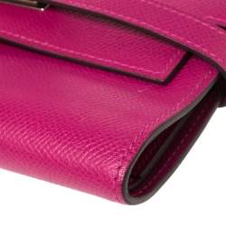 Hermes Tosca Epsom Leather Kelly Wallet