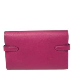 Hermes Tosca Epsom Leather Kelly Wallet