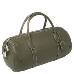 Pre Owned Hermes Canopee Swift Leather Polochon 30 Bag