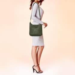 Pre Owned Hermes Canopee Taurillon Clemence Leather Evelyne III PM Bag