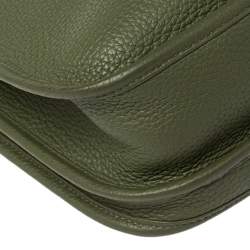 Pre Owned Hermes Canopee Taurillon Clemence Leather Evelyne III PM Bag