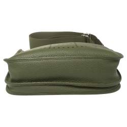 Pre Owned Hermes Canopee Taurillon Clemence Leather Evelyne III PM Bag