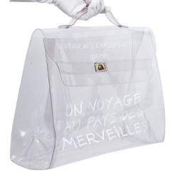 Hermes Transparent Vinyl Limited Edition Kelly Bag