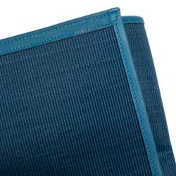 Pre Owned Hermes Bleu Mykonos Crinoline And Swift Leather Jige 29 Clutch