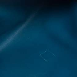 Pre Owned Hermes Bleu Mykonos Crinoline And Swift Leather Jige 29 Clutch