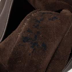 Pre Owned Hermes Cacao Togo Leather Evelyne III GM Bag