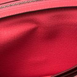 Pre Owned Hermes Rose Azalee Chevre Mysore Bearn Wallet