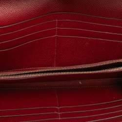 Hermes Ruby Epsom Leather Kelly Classic Wallet