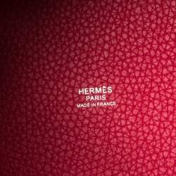 Pre Owned Hermes Rose Tyrien Togo Leather Picotin Lock MM Bag