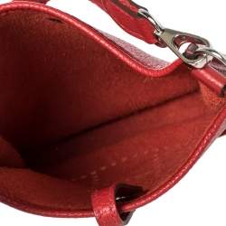 Pre Owned Hermes Casaque Clemence Leather Evelyne TPM Bag