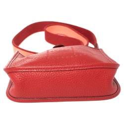 Pre Owned Hermes Casaque Clemence Leather Evelyne TPM Bag