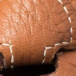 Pre Owned Hermes Gold Taurillon Clemence Leather Evelyne III PM Bag