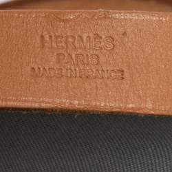 Pre Owned Hermes Belu Lin/Natural Canvas Cabag Elan PM Bag