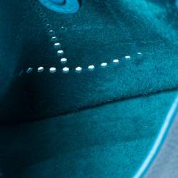 Pre Owned  حقيبة هيرمس إيفيلين جلد توغو أزرق زنجباري TPM