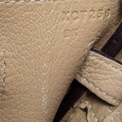 مملوكة مسبقًا حقيبة هيرمس بيركين إكسسوار بلاديوم جلد سويفت أخضر تفاحي 25