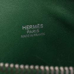 Pre Owned Hermes Vert Bengal Epsom Leather Bolide 31 Bag