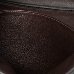 Hermes Cacao Taurillon Clemence Leather Gold Plated Birkin 35 Bag