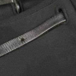 Hermes Black Canvas Fabric Herbag PM Backpack