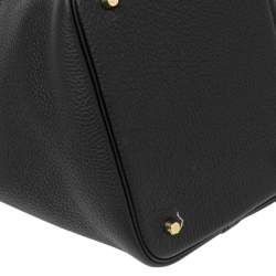 Pre Owned Hermes Black Taurillon Clemence Leather Picotin Lock 22 Bag