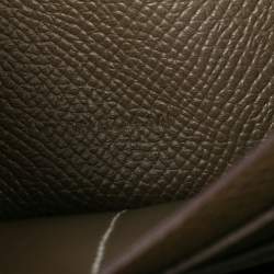 Hermes Etoupe Epsom Leather Classic Kelly Wallet