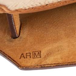 Pre Owned Hermes Natural/Toile Canvas and Leather Herbag Zip 31 Bag