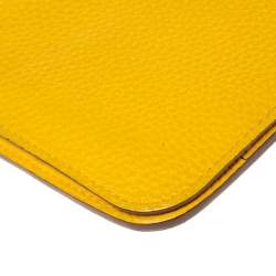 Pre Owned Hermes Soleil Togo Leather Dogon Duo Wallet