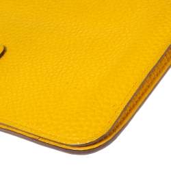 Pre Owned Hermes Soleil Togo Leather Dogon Duo Wallet