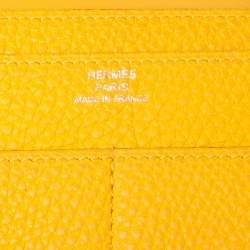 Pre Owned Hermes Soleil Togo Leather Dogon Duo Wallet