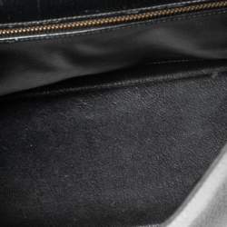 Pre Owned Hermes Black Ardenes Leather Gold Plated Kelly Retourne 32 Bag