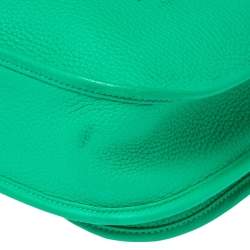 Pre Owned Hermes Bamboo Clemence Leather Evelyne III PM Bag