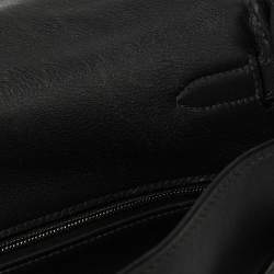 Pre Owned Hermes Ardoise Evercolor Leather Palladium Finished Kelly Retourne 35 Bag