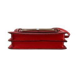 Hermes Red Leather Sac Roulis 23 Shoulder Bag