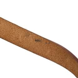 Pre Owned Hermes Bamboo/Fauve Canvas and Leather Herbag Zip 31 Bag