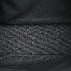 Pre Owned Hermes Black Canvas Fabric Fourre Tout PM Tote Bag 